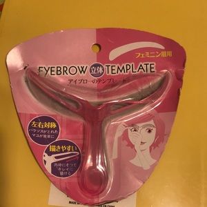 Eyebrow template